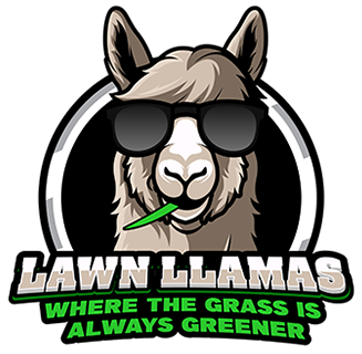 Lawn Llamas Lawn Care Logo